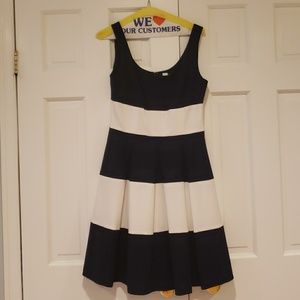 Ralph Lauren Navy and White Striped Dress